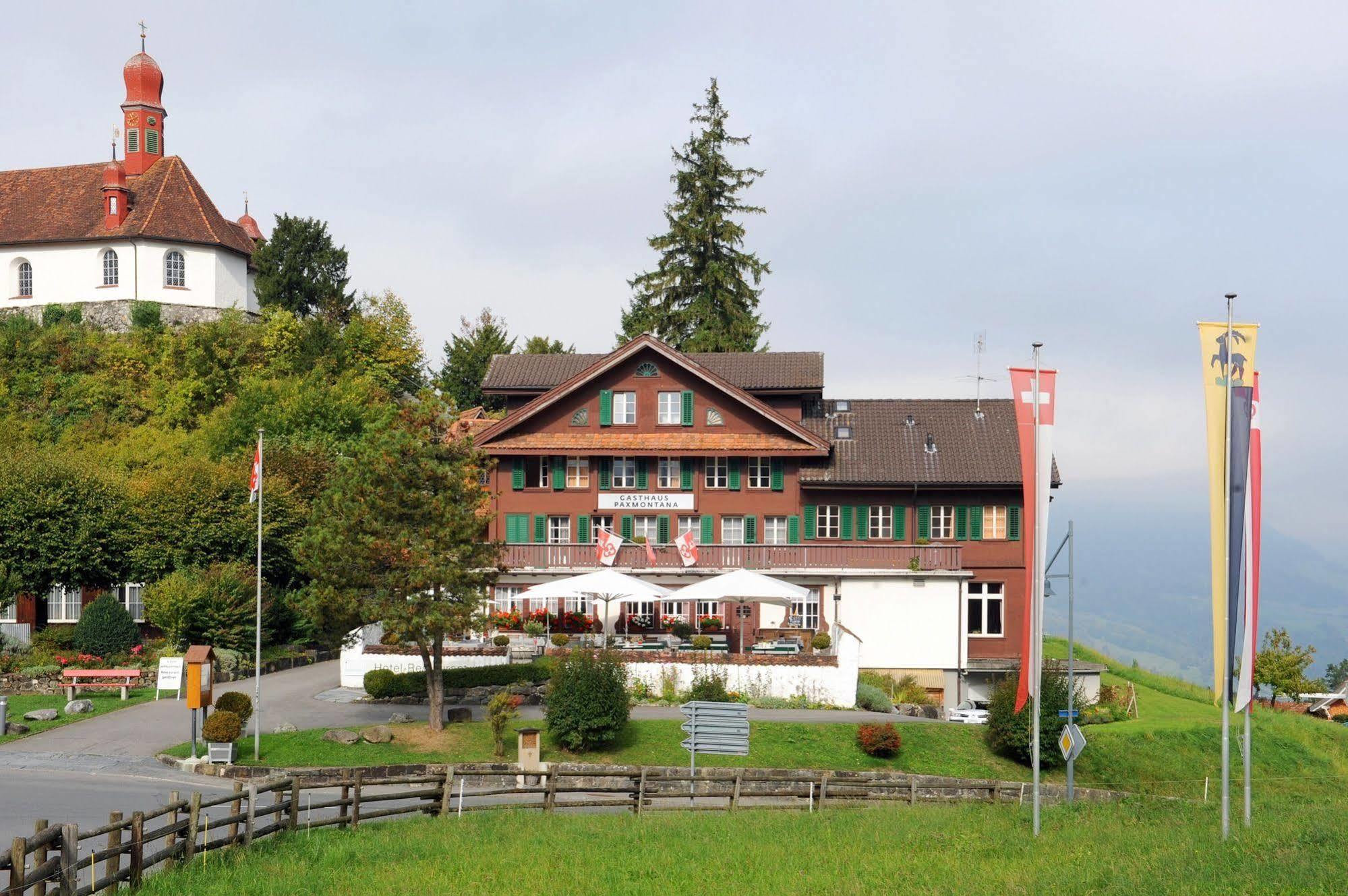 Gasthaus Paxmontana ザクセルン エクステリア 写真
