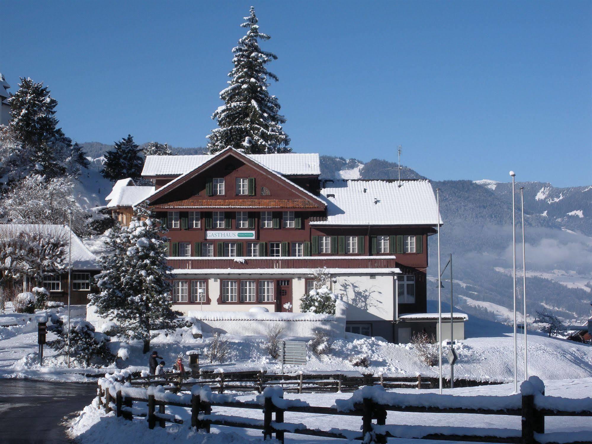 Gasthaus Paxmontana ザクセルン エクステリア 写真